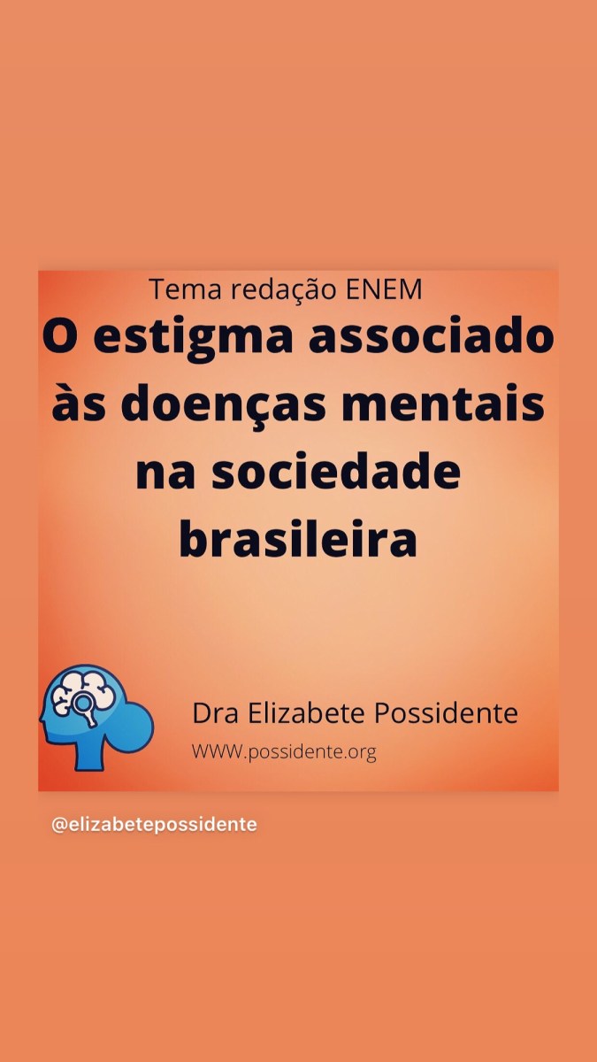 Redação do Enem 2020: O estigma associado às doenças mentais na ...